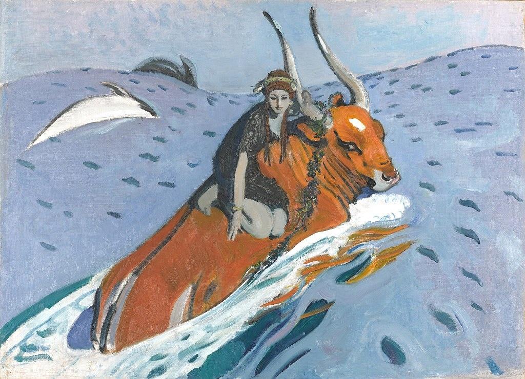 "Похищение Европы", Валентин Серов, 1910.