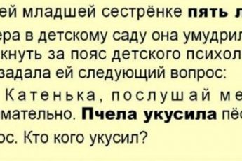 Кто кого укусил? Девочка оказалась умнее и сообразительней чем детский психолог.