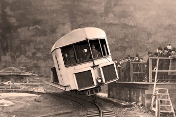 Гироскопический монорельс Бреннана 1910 г. – Гениальное изобретение опередившее время
